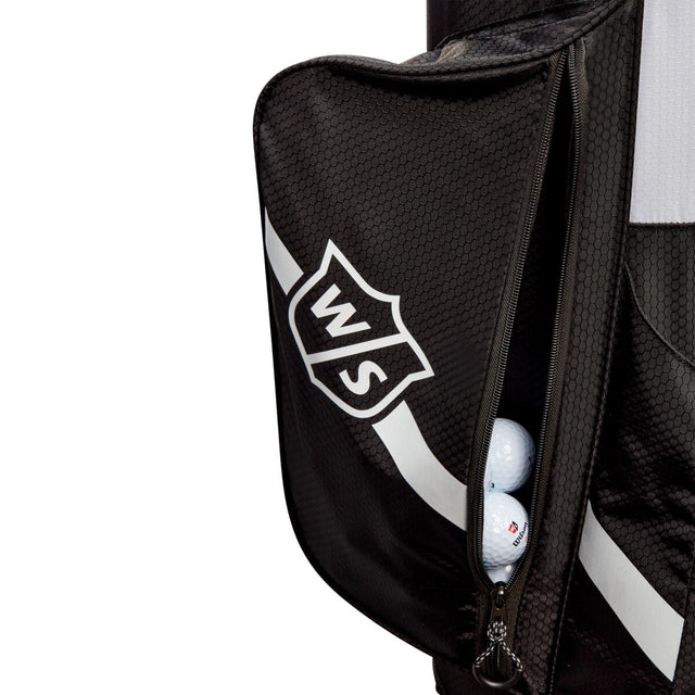 Wilson QS Stand Bag, Black / White