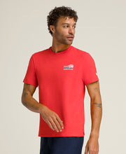 Easy Street Tee - Infrared / Classic Navy