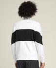 Millennium Half-Zip Sweatshirt - White / Black