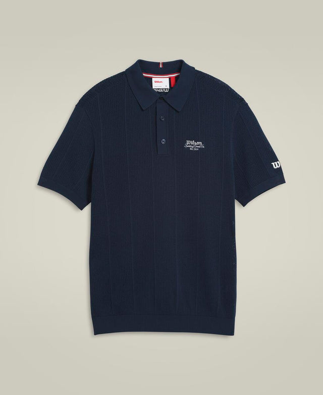 Benson Knit Polo - Navy