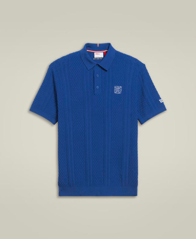 Biltmore Cable Polo - Royal Blue