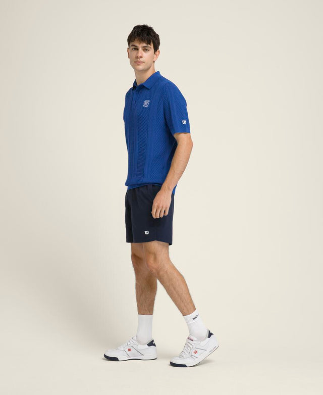 Biltmore Cable Polo - Royal Blue