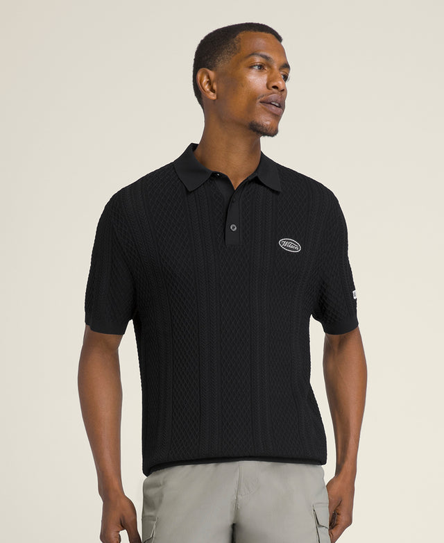 Biltmore Cable Knit Polo