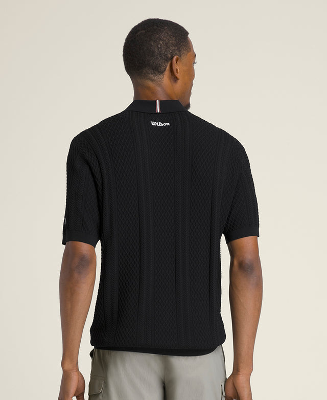 Biltmore Cable Knit Polo