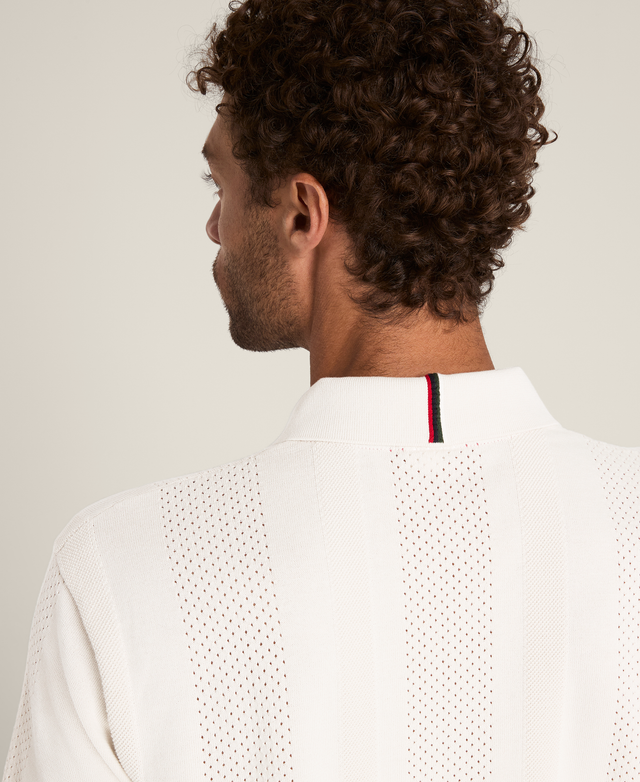 Lafayette Pique Button Up Polo