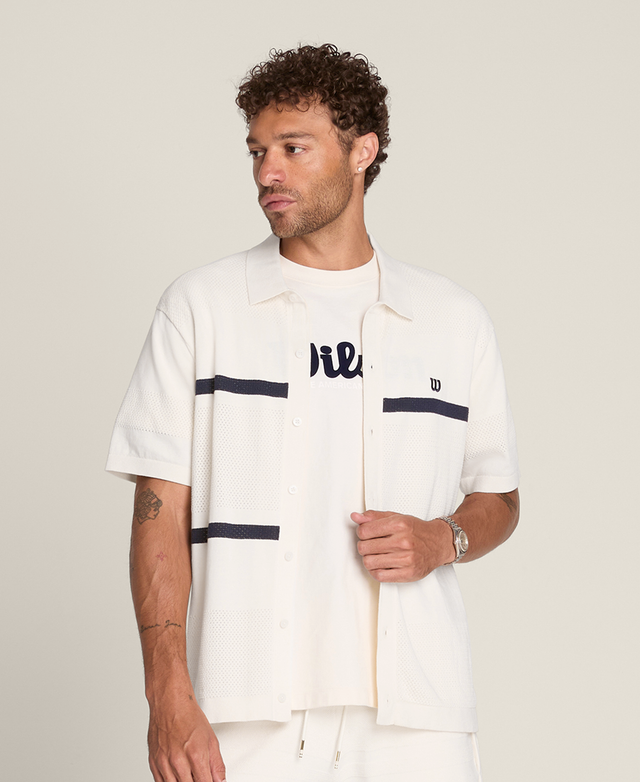 Lafayette Pique Button Up Polo