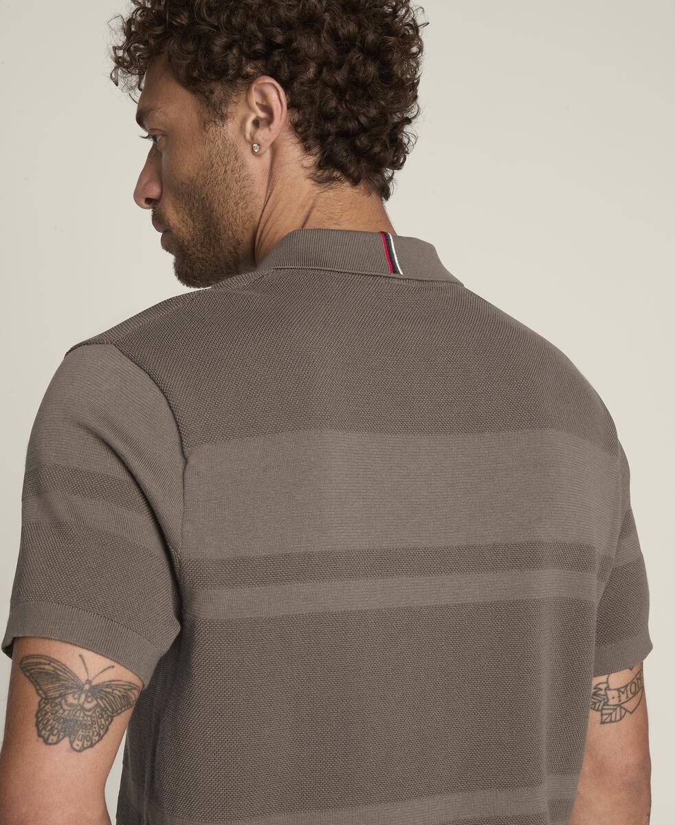 Lafayette Pique Sweater Polo - Falcon