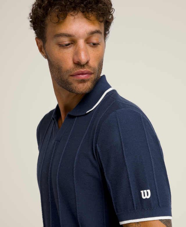 Club Essex Knit Polo - Classic Navy