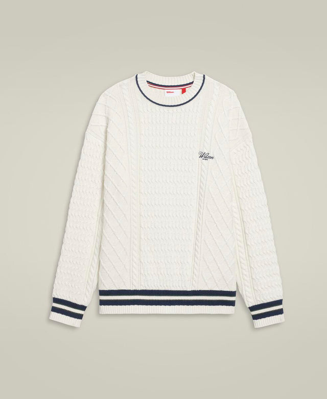 Heritage Cable Knit Sweater - Tan