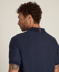 Lafayette Herringbone Sweater Polo