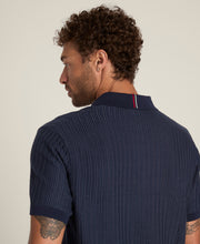 Lafayette Herringbone Sweater Polo