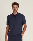 Lafayette Herringbone Sweater Polo