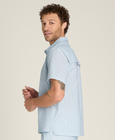 Woven Popover Tech Seersucker