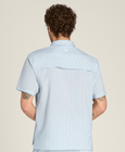 Woven Popover Tech Seersucker