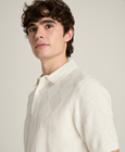 Tech Linen Knit Polo