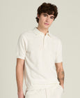 Tech Linen Knit Polo