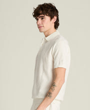 Tech Linen Knit Polo
