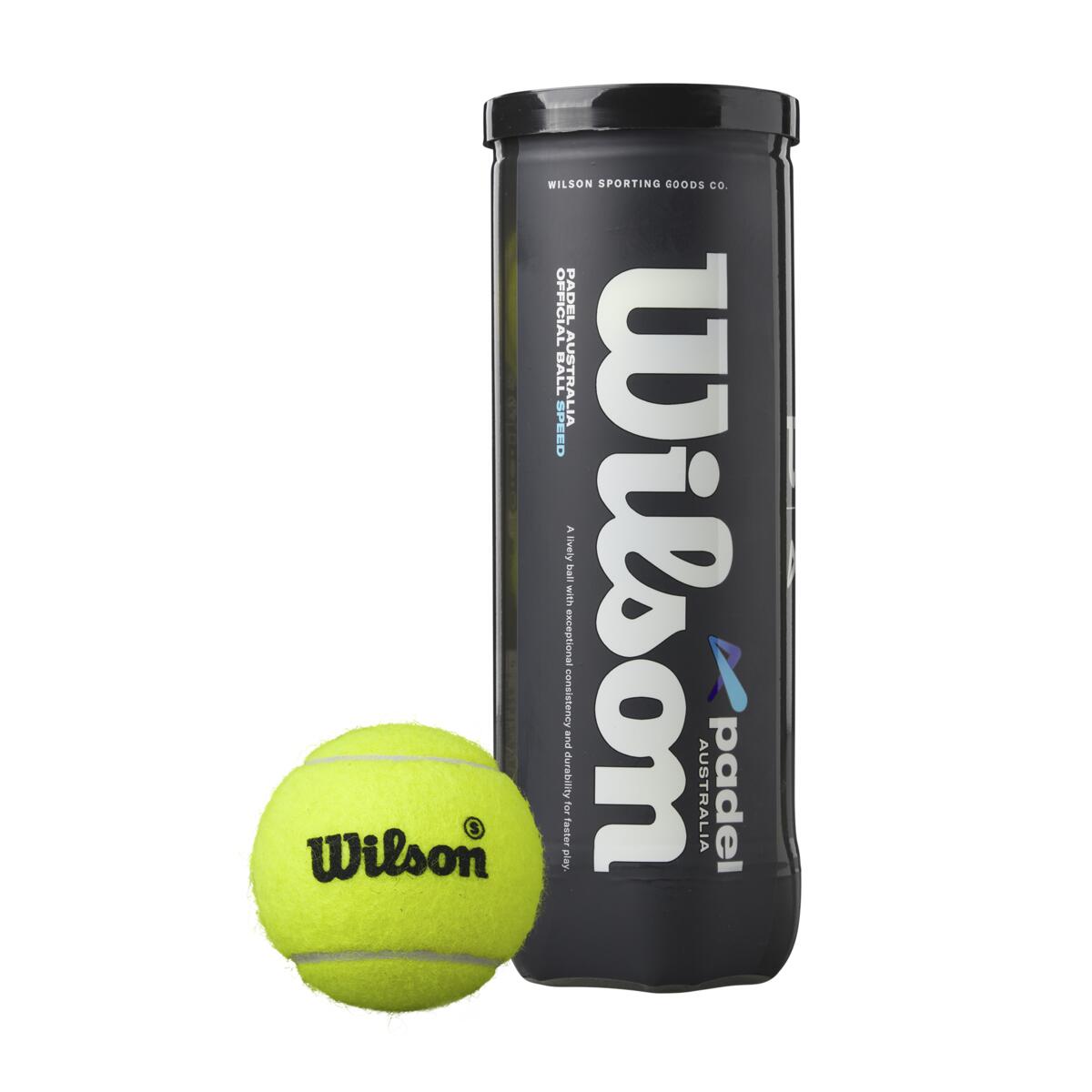 Padel Australia X Wilson Premium 3 Ball Can