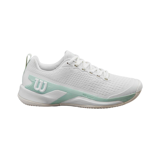 Rush Pro 4.5 Women's Tennis Shoe - White / Surf Spray / Tofu