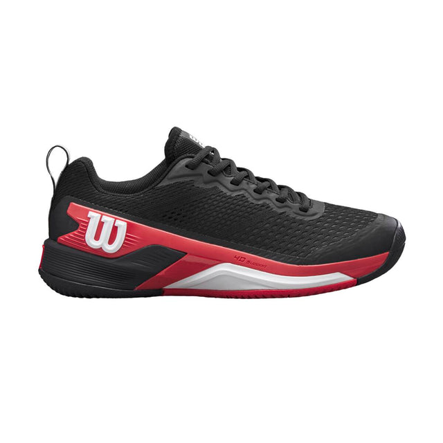 Rush Pro 4.5 Men's Tennis Shoe - Black, Infrared, White