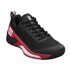 Rush Pro 4.5 Men's Tennis Shoe - Black, Infrared, White