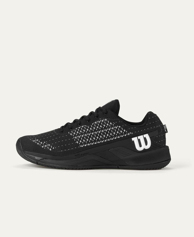 Rush Pro Extra Duty Men's Tennis Shoe - Black, Black, White