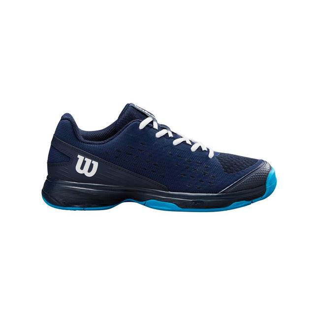 Rush Pro Junior L Tennis Shoe - Navy Blazer, White, Atomic Blue