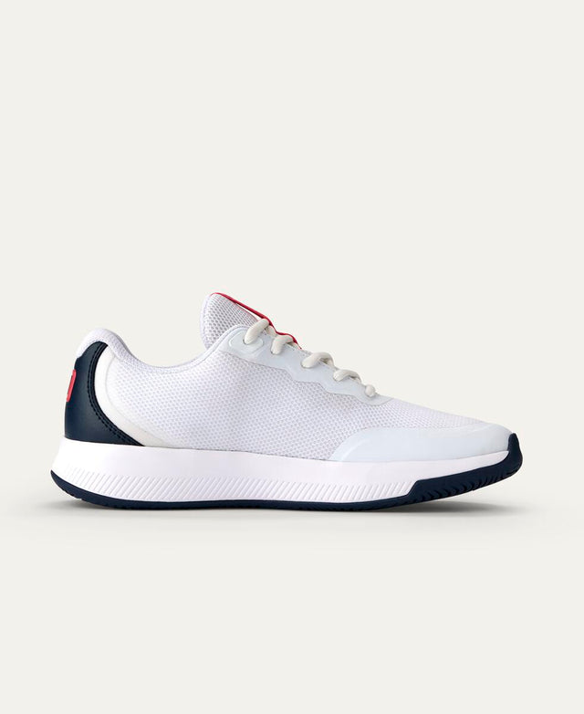 Intrigue Lite Women's Tennis Shoe - White, Navy Blazer, Dubarry