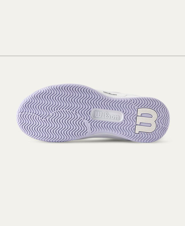 Intrigue Pro Women's Tennis Shoe - White, Lavender Blue, Silver