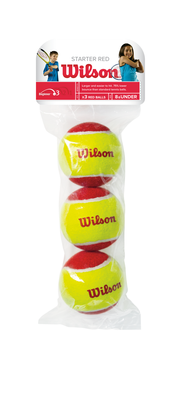 Starter Ball 3 Pack Red