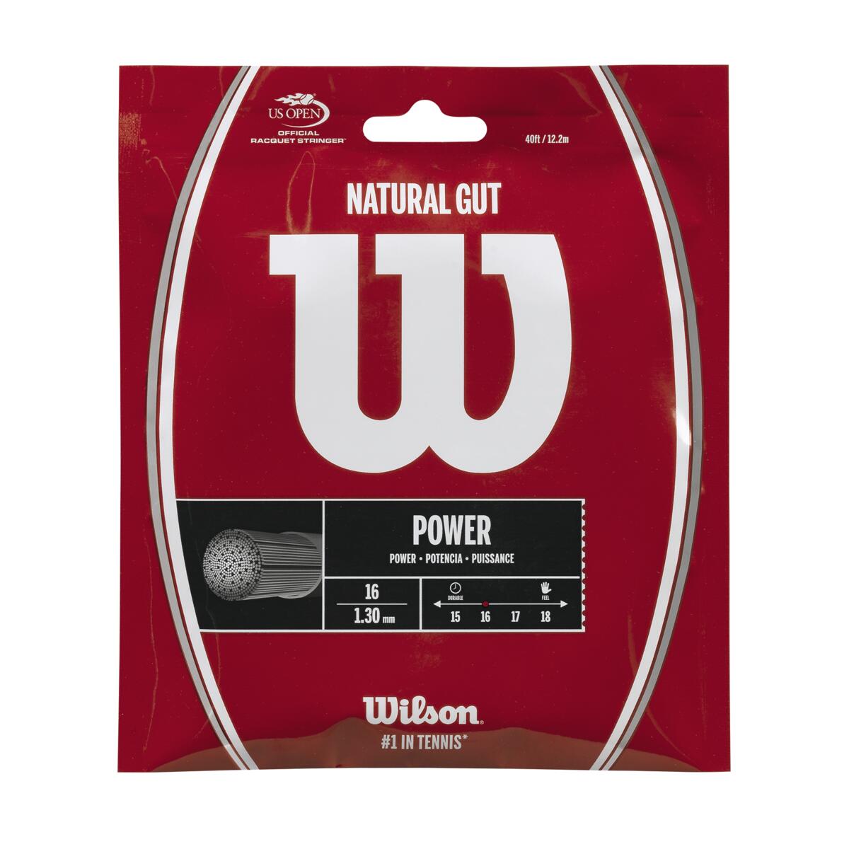 Natural Gut 16 Tennis String - Set