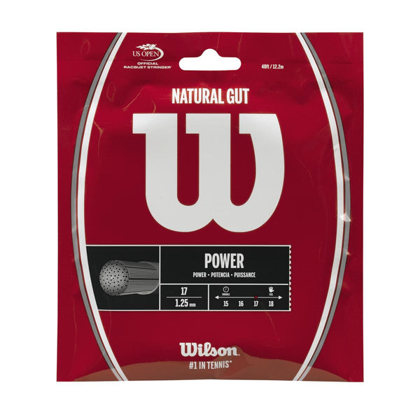 Natural Gut 17 Tennis String - Set