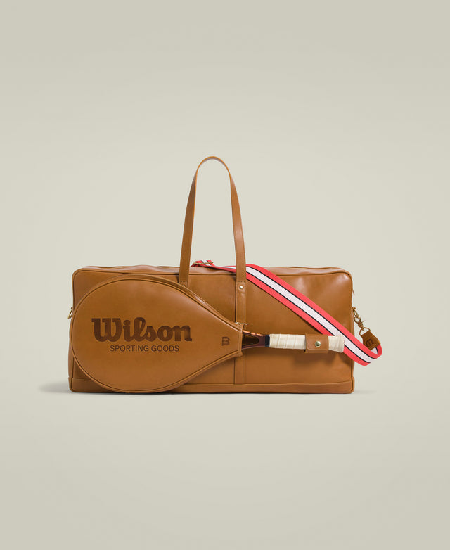 Showman Leather Tennis Bag