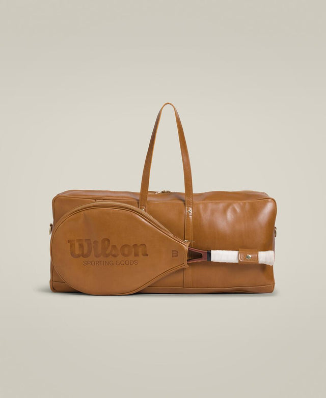 Showman Leather Tennis Bag