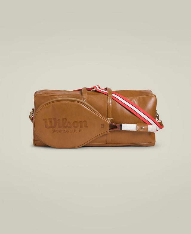 Showman Leather Tennis Bag