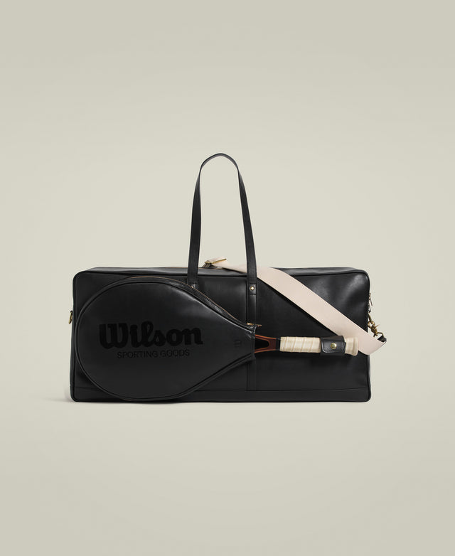 Showman Leather Tennis Bag