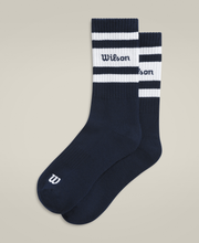 Crew Stripe Script Socks