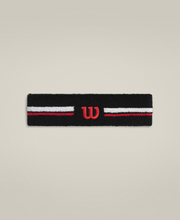 Classic Terry Headband - Black / Infrared