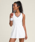 Tiebreaker Dress - Bright White