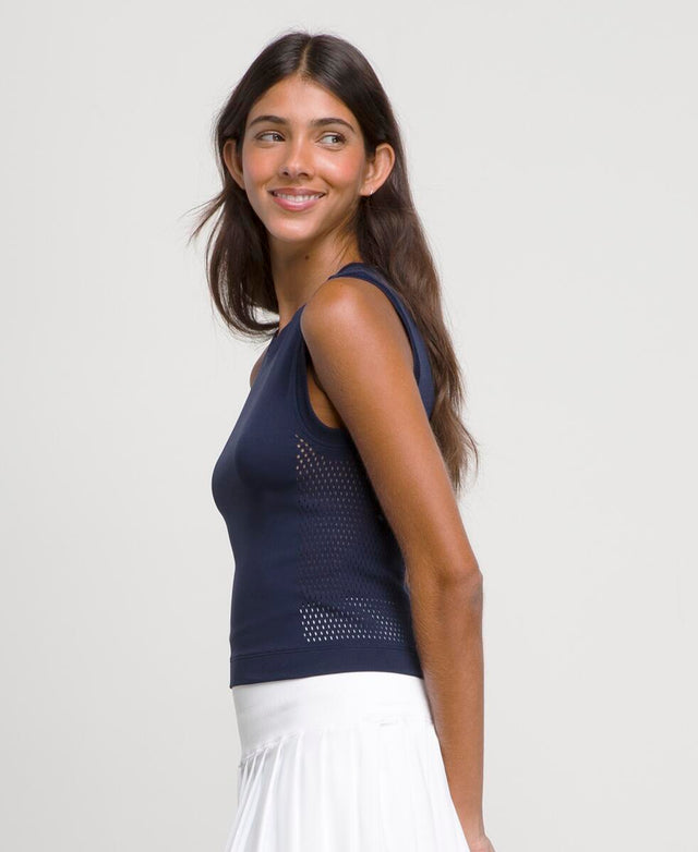 Pro Seamless Tank - Classic Navy