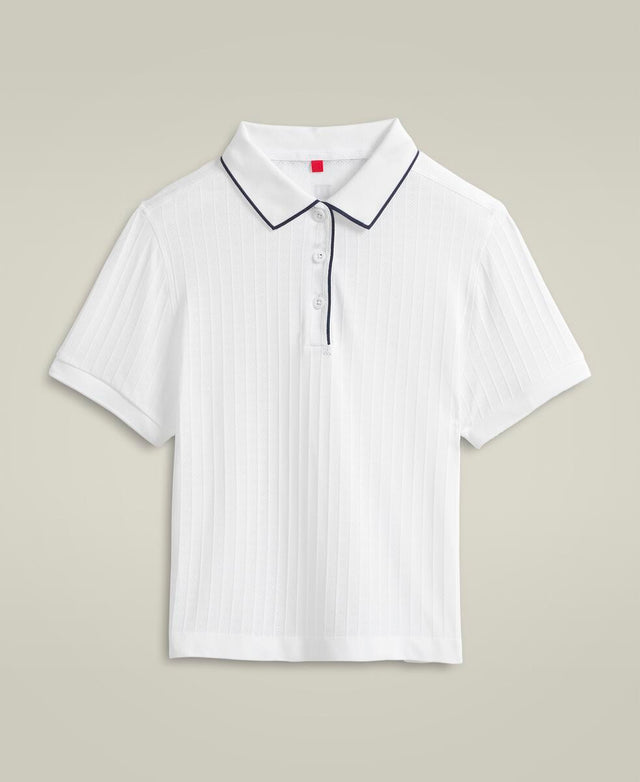 Center Court Seamless Polo - Bright White