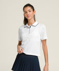 Center Court Seamless Polo - Bright White