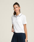 Center Court Seamless Polo - Bright White