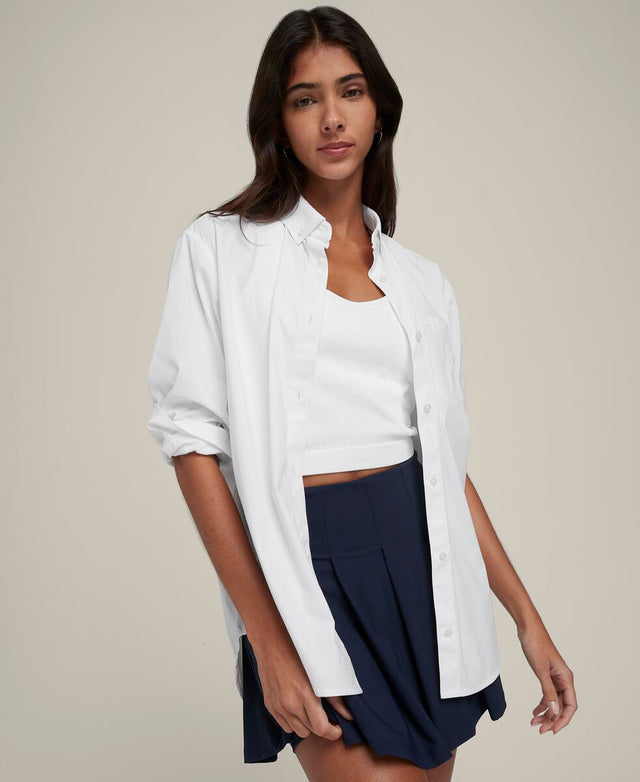 Classic Button Up - Bright White