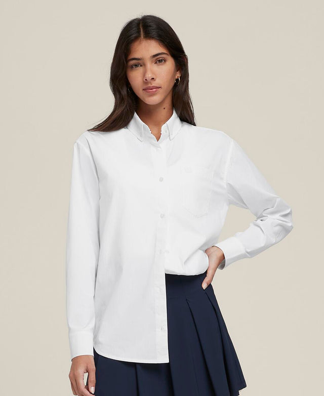 Classic Button Up - Bright White