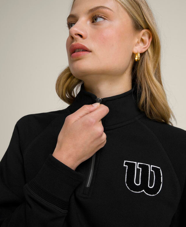 Sideline Half-Zip - Black