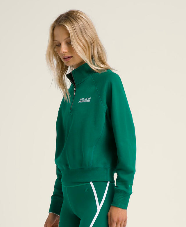 Sideline Half-Zip - Club Green