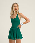 Headliner Tennis Dress - Club Green