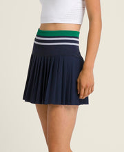 Midtown Tennis Skirt - Classic Navy / Club Green