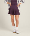 Midtown Tennis Skirt - Plum